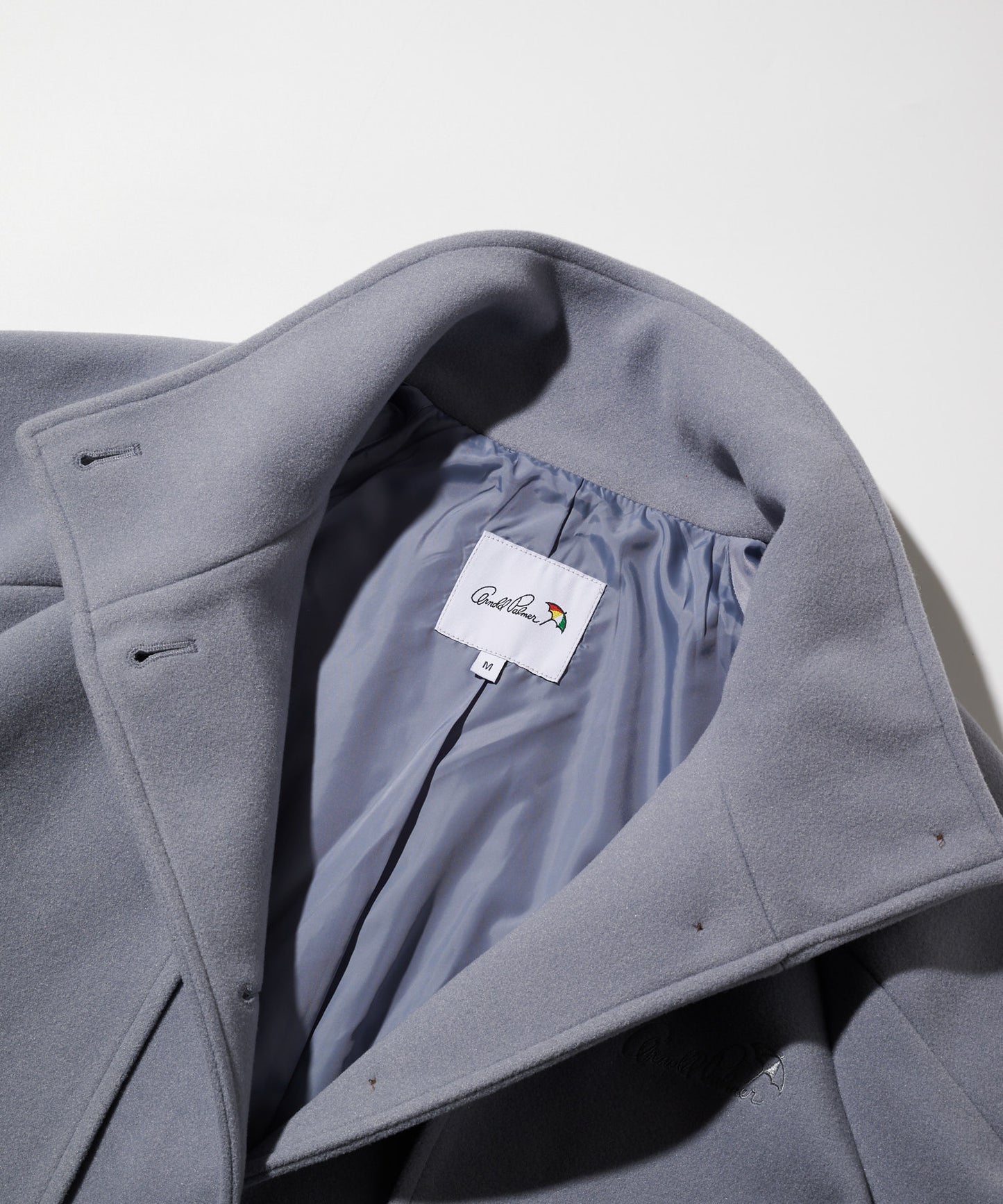 ニットメルトン スタンドカラーコート