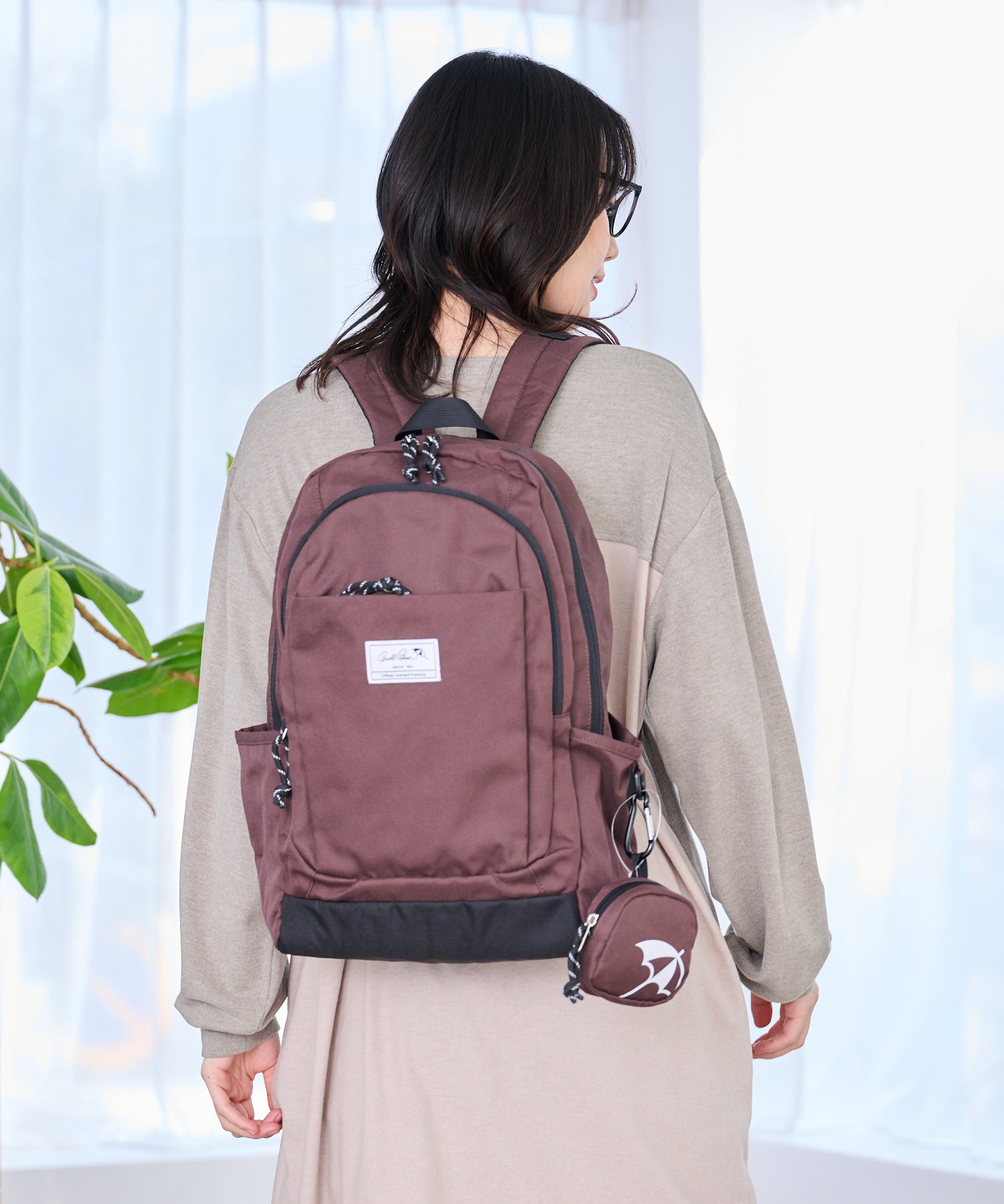バナナマン　EASTPAK リュック／ボルドー バナナマン EASTPAK リュック／ボルドー バナナマン POPUP STORE