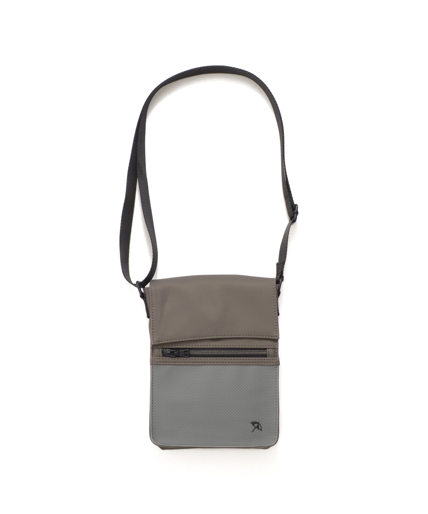 パンチングフェイクレザー フラップショルダーバッグ（ショルダー