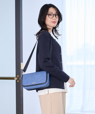 【期間限定】 フェイクレザー ショルダーバッグ