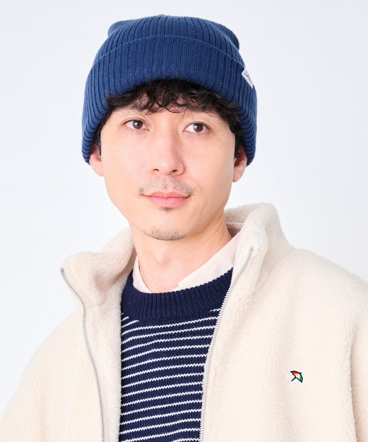 リブ編み シェア ニットキャップ