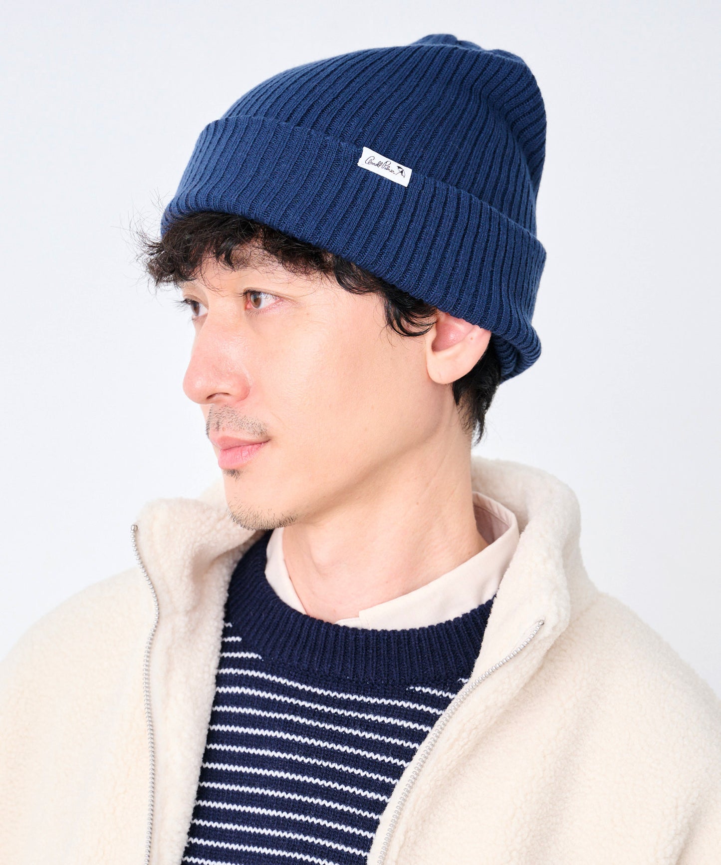 リブ編み シェア ニットキャップ