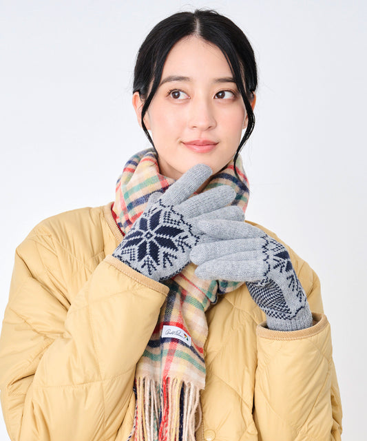 Arnold Palmer　 ジャガード ニットグローブ