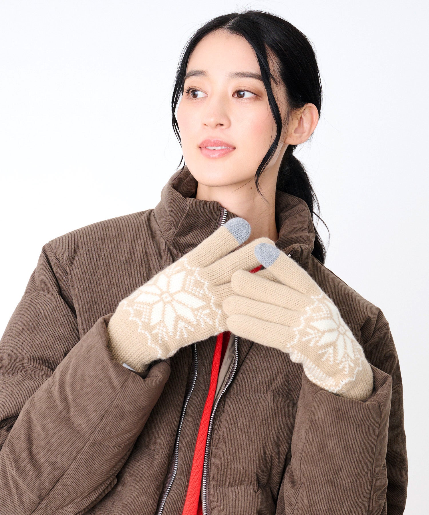 ジャガード ニットグローブ（手袋/ユニセックス）｜アーノルド