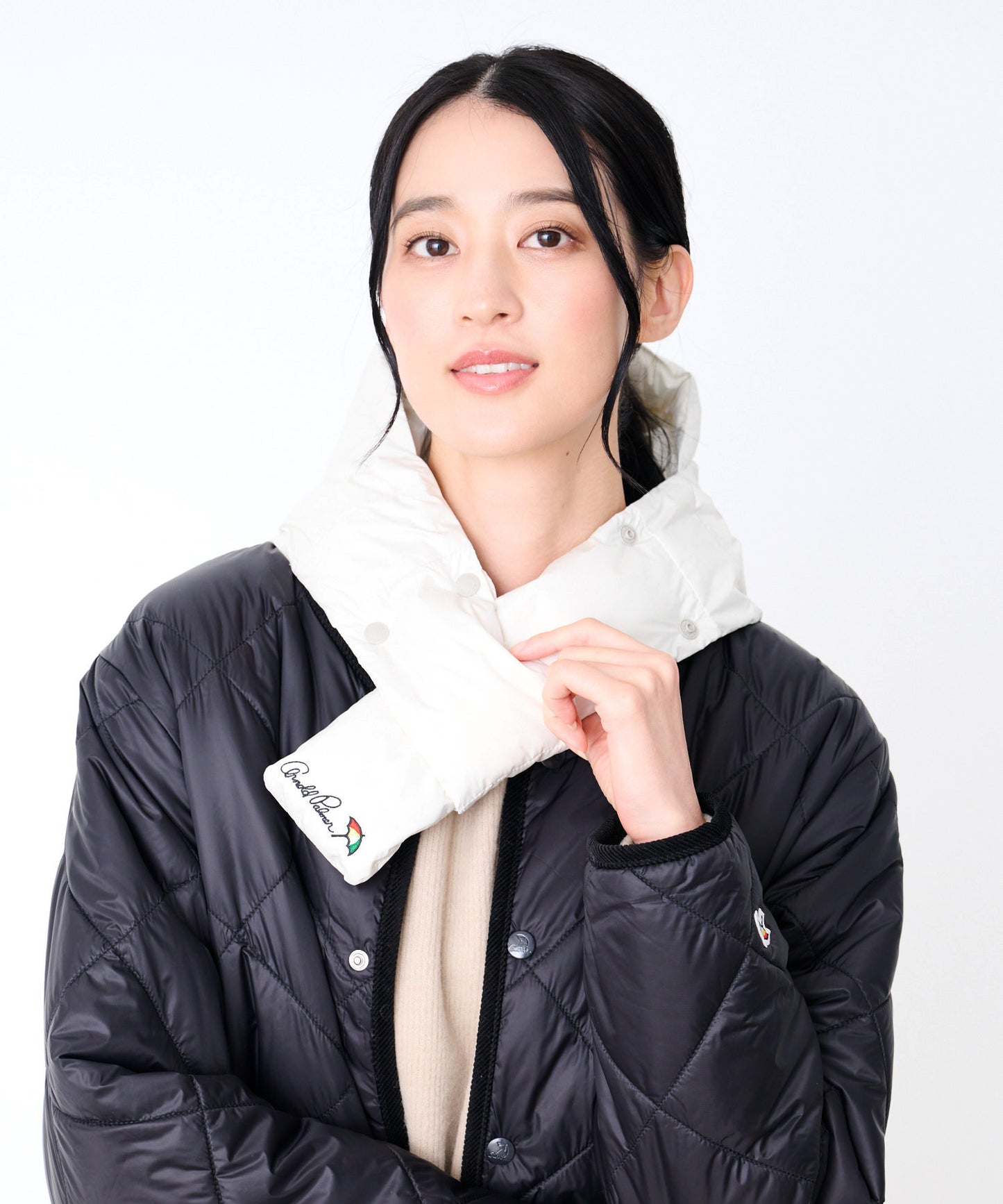 ライトダウン フード付き シェア マフラー