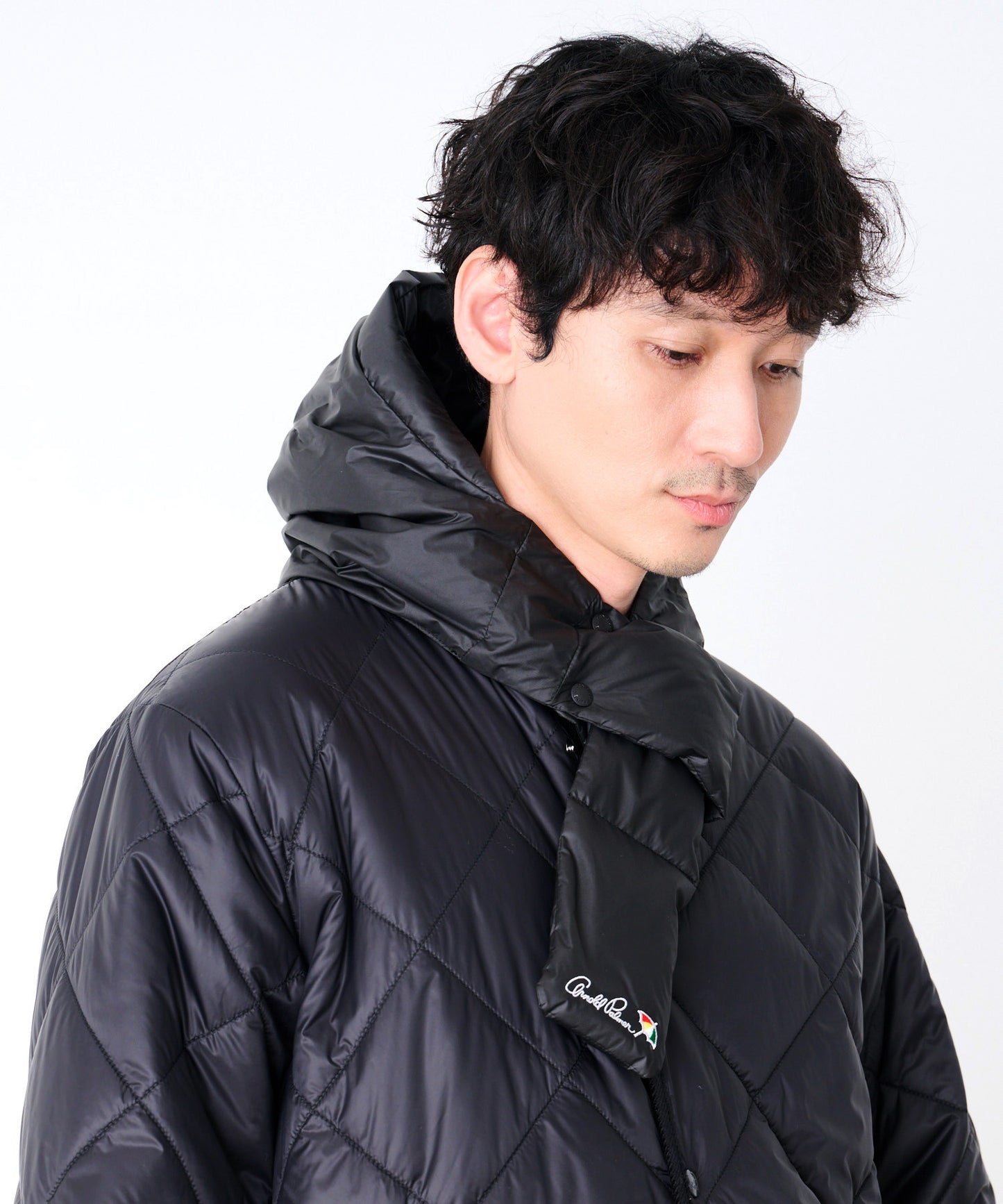 ライトダウン フード付き シェア マフラー