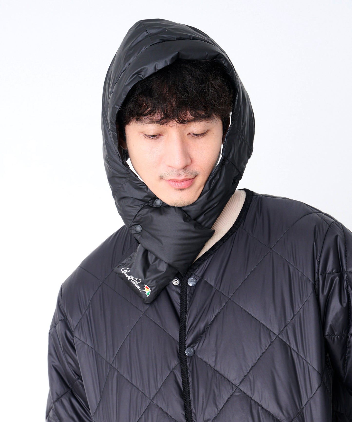 ライトダウン フード付き シェア マフラー