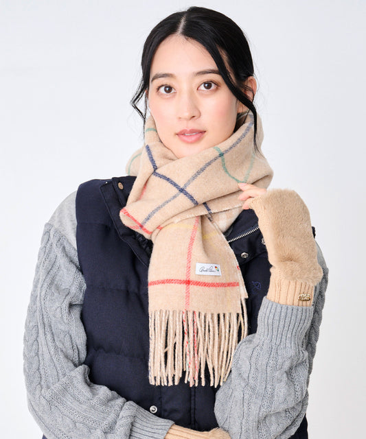 Arnold Palmer　 ウィンドペンチェック リバーシブルマフラー