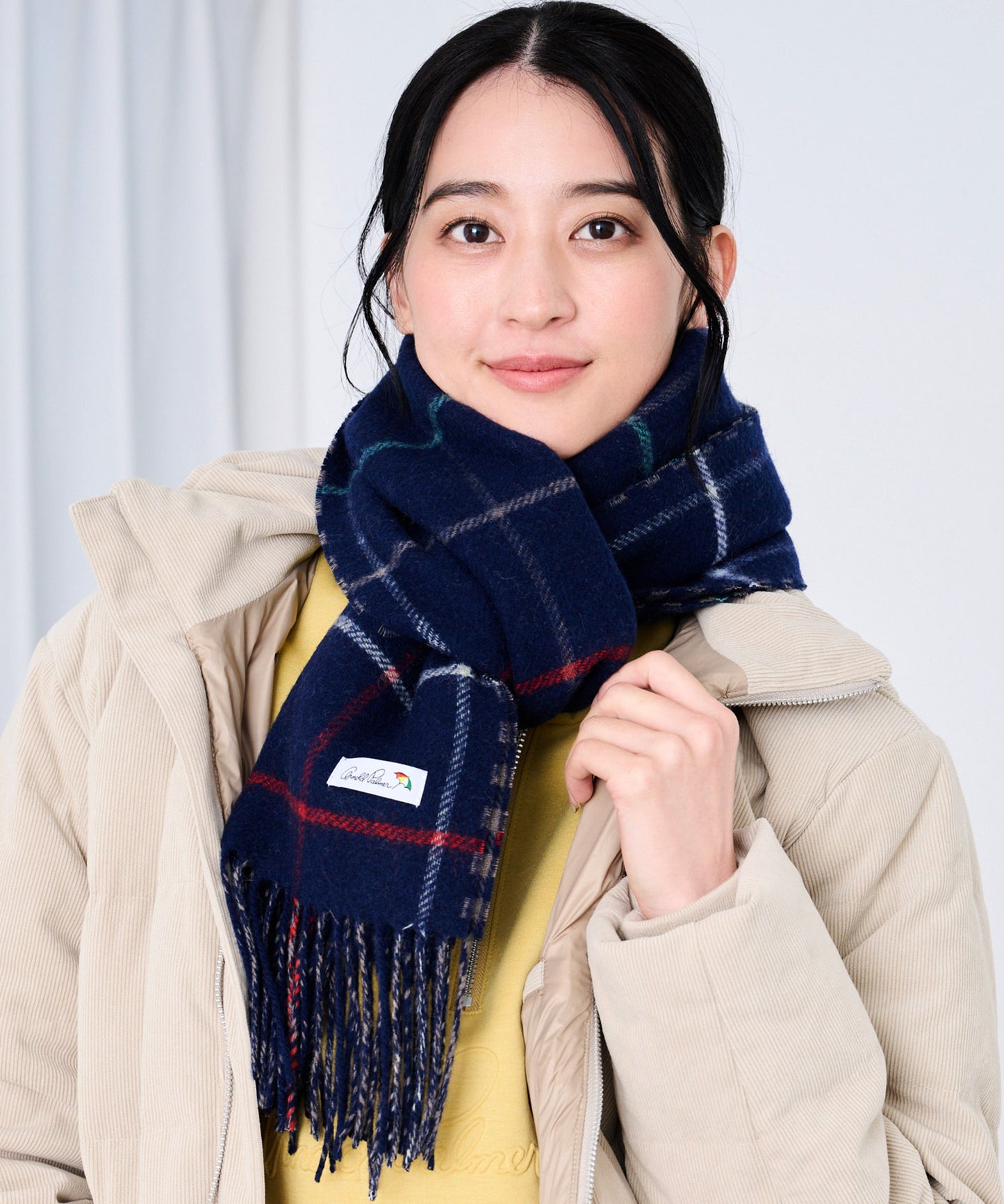 ウィンドペンチェック リバーシブルマフラー