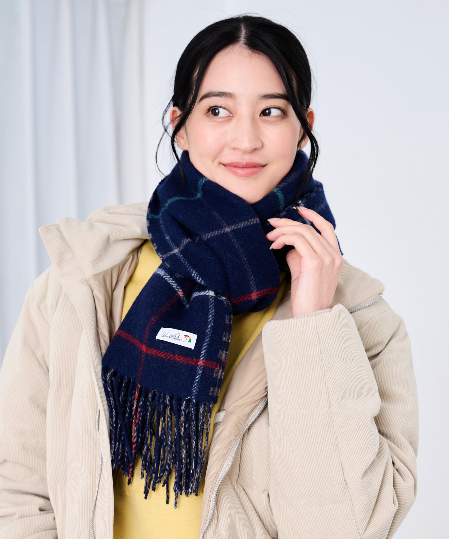 ウィンドペンチェック リバーシブルマフラー