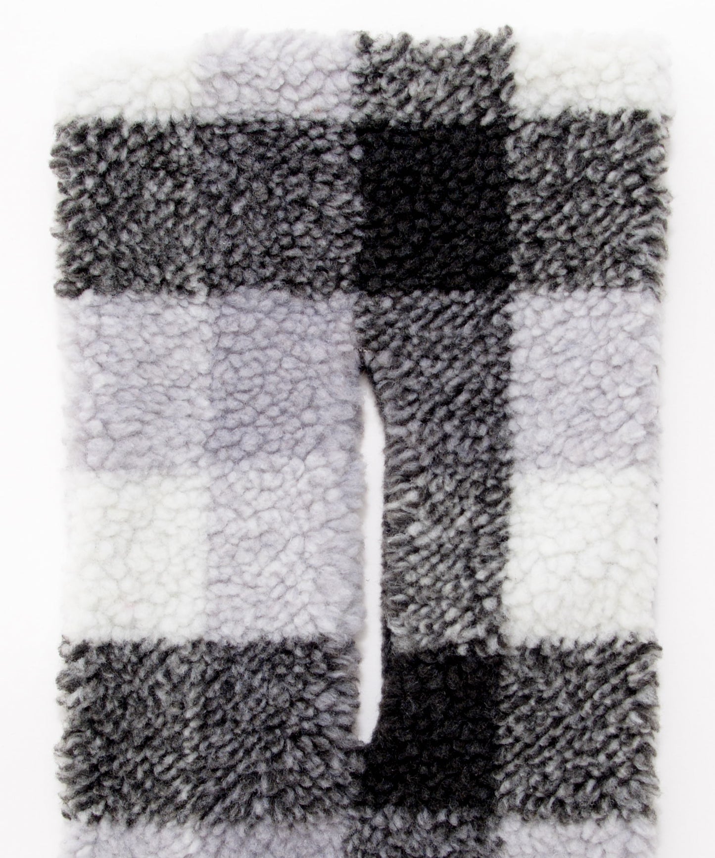 チェックボア リバーシブルマフラー