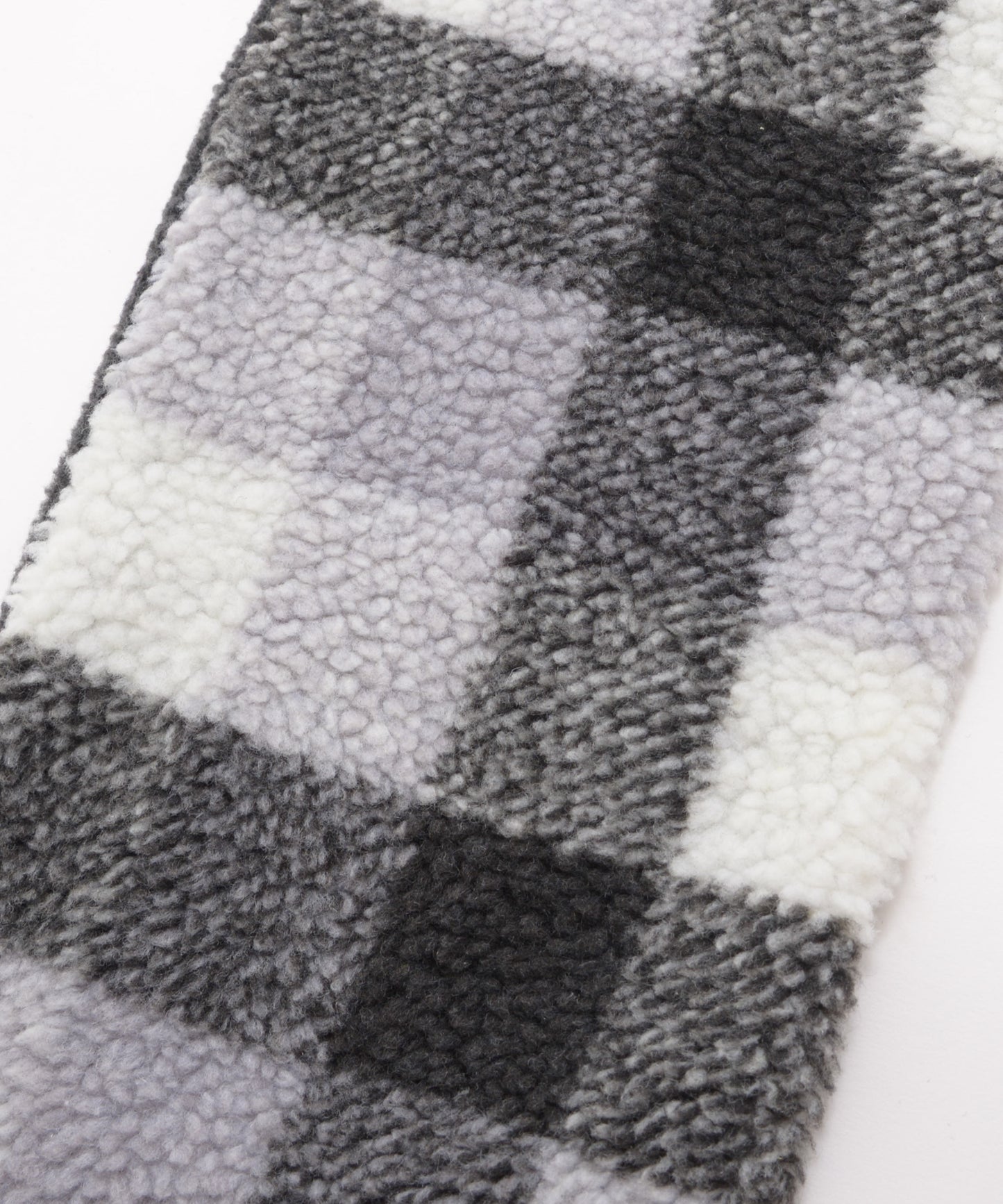 チェックボア リバーシブルマフラー