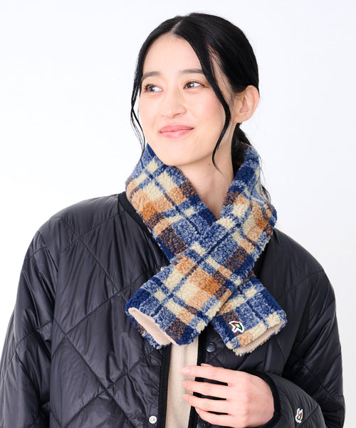 アーノルド パーマー(Arnold Palmer)チェックボア リバーシブルマフラー