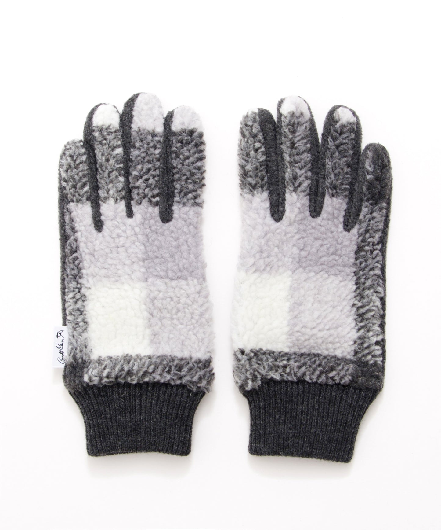 チェックボア グローブ