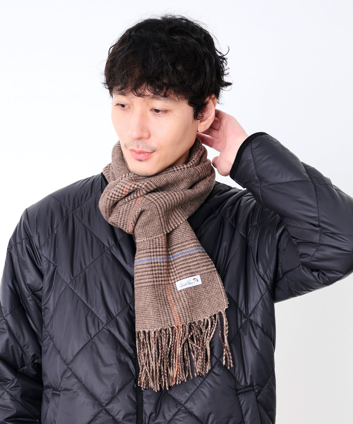 グレンチェック レギュラーマフラー