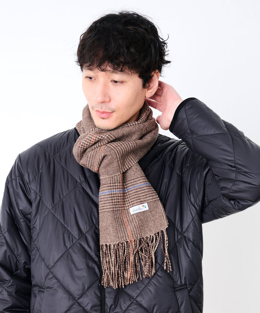 Arnold Palmer　 グレンチェック レギュラーマフラー