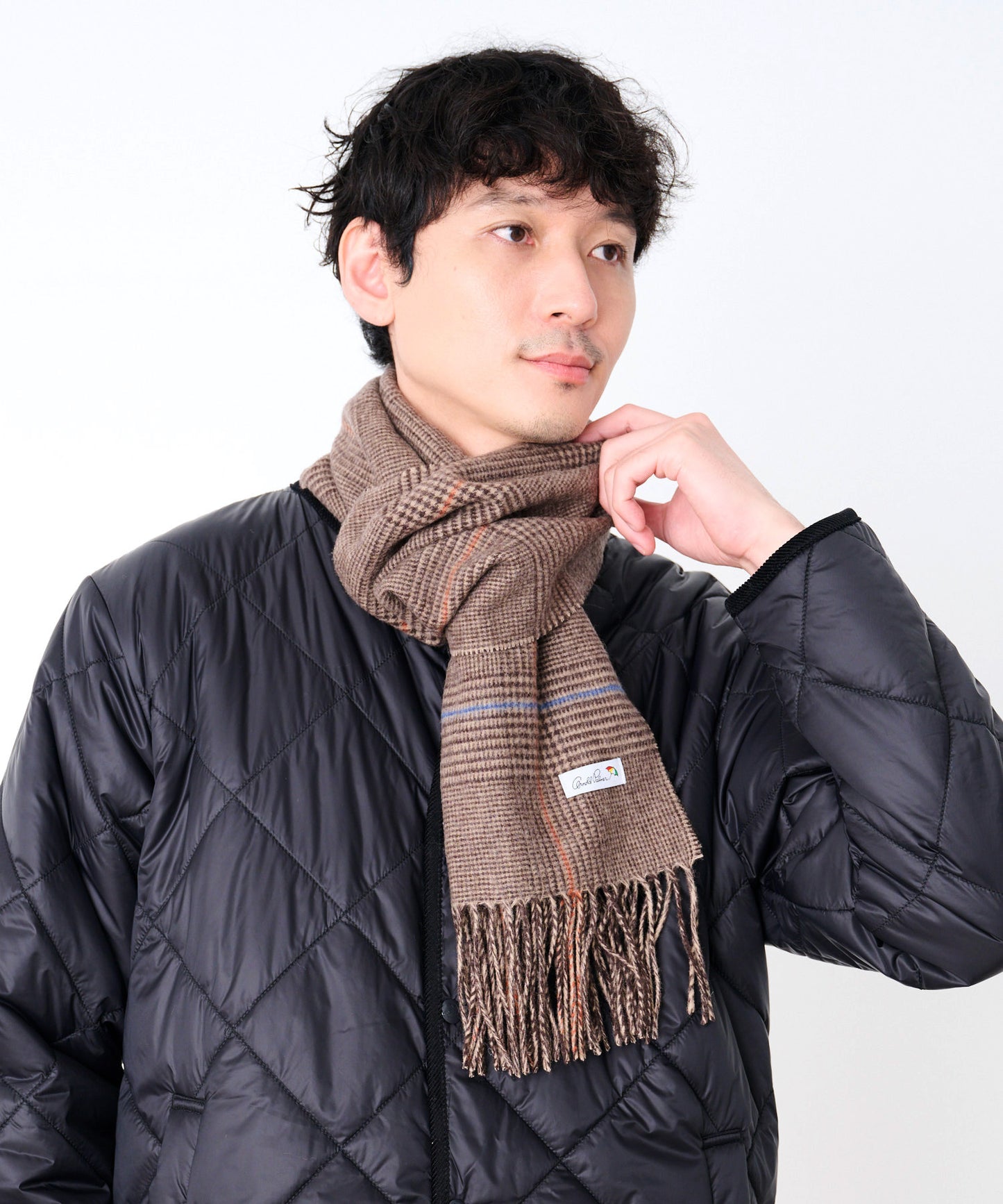 グレンチェック レギュラーマフラー