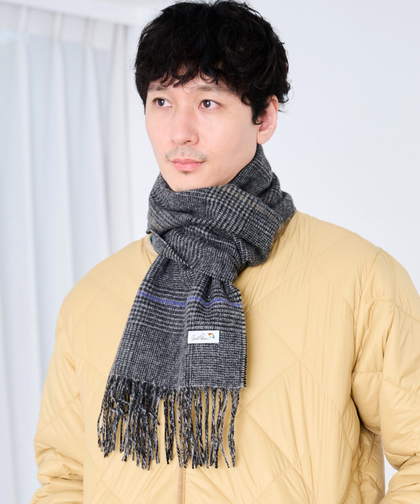 グレンチェック レギュラーマフラー