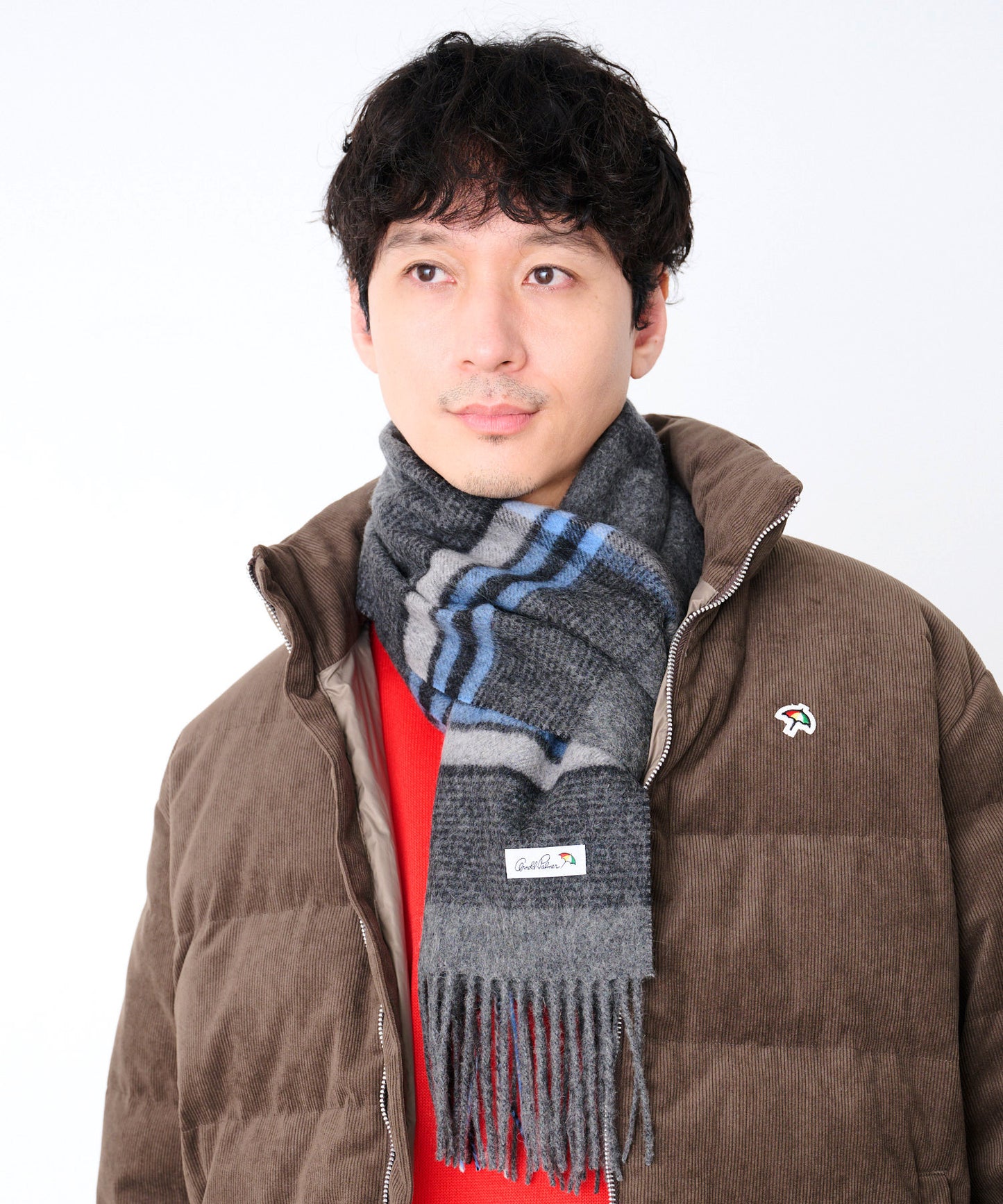 チェック レギュラーマフラー