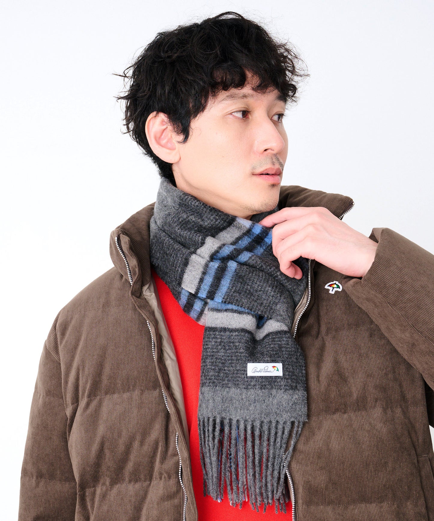 チェック レギュラーマフラー