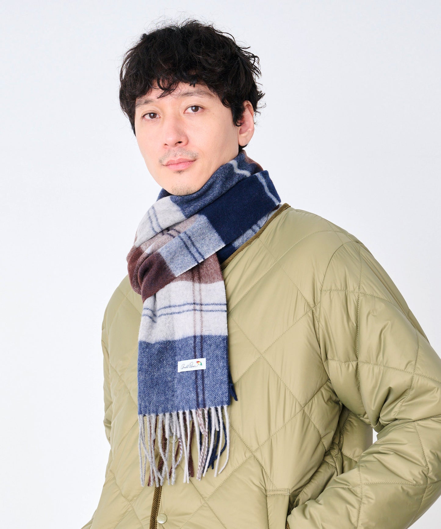 チェック レギュラーマフラー