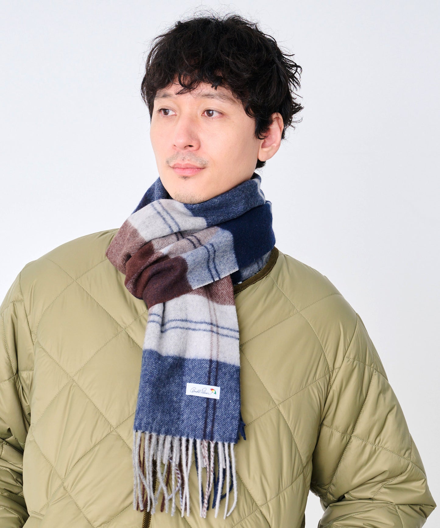 チェック レギュラーマフラー