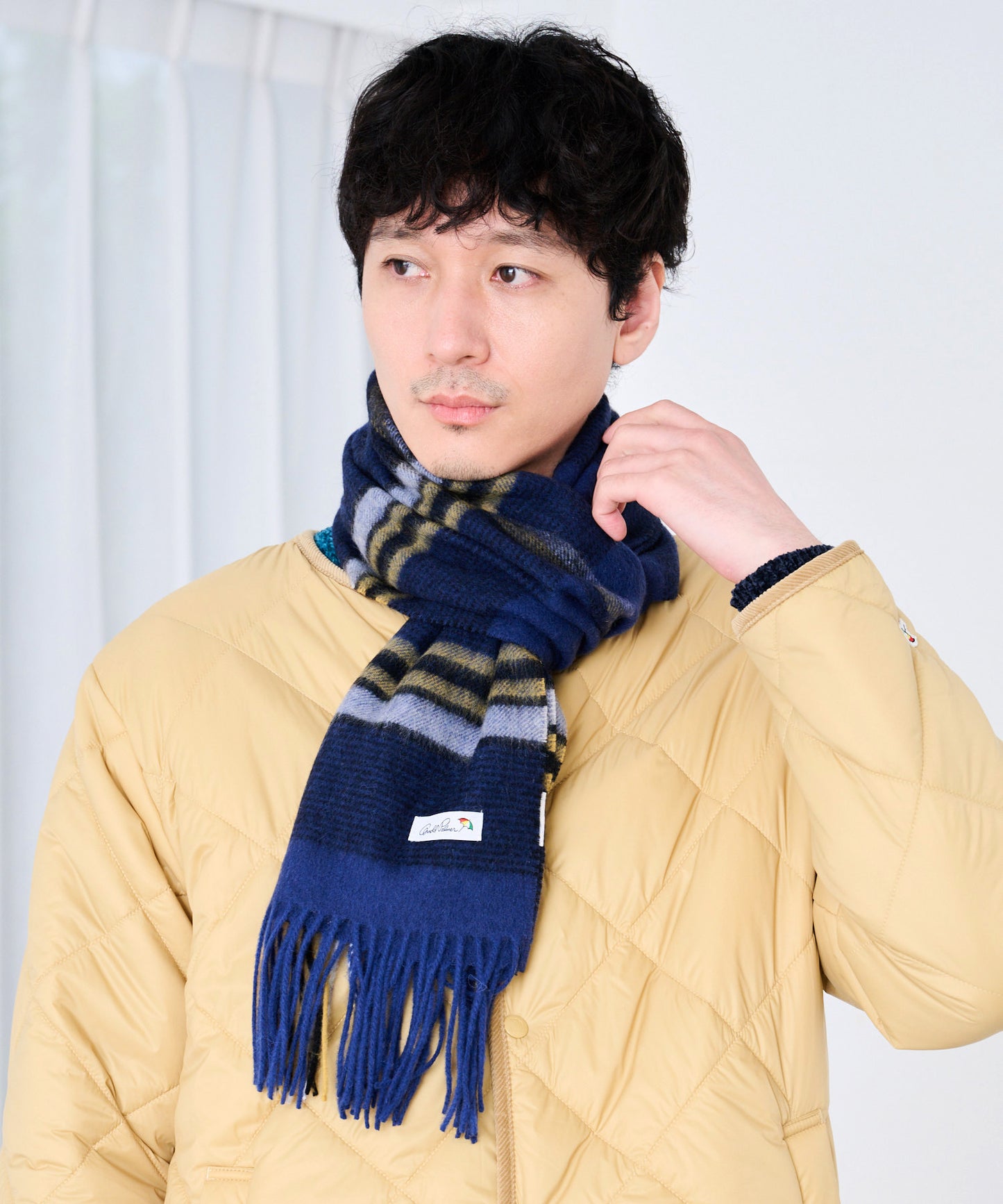 チェック レギュラーマフラー