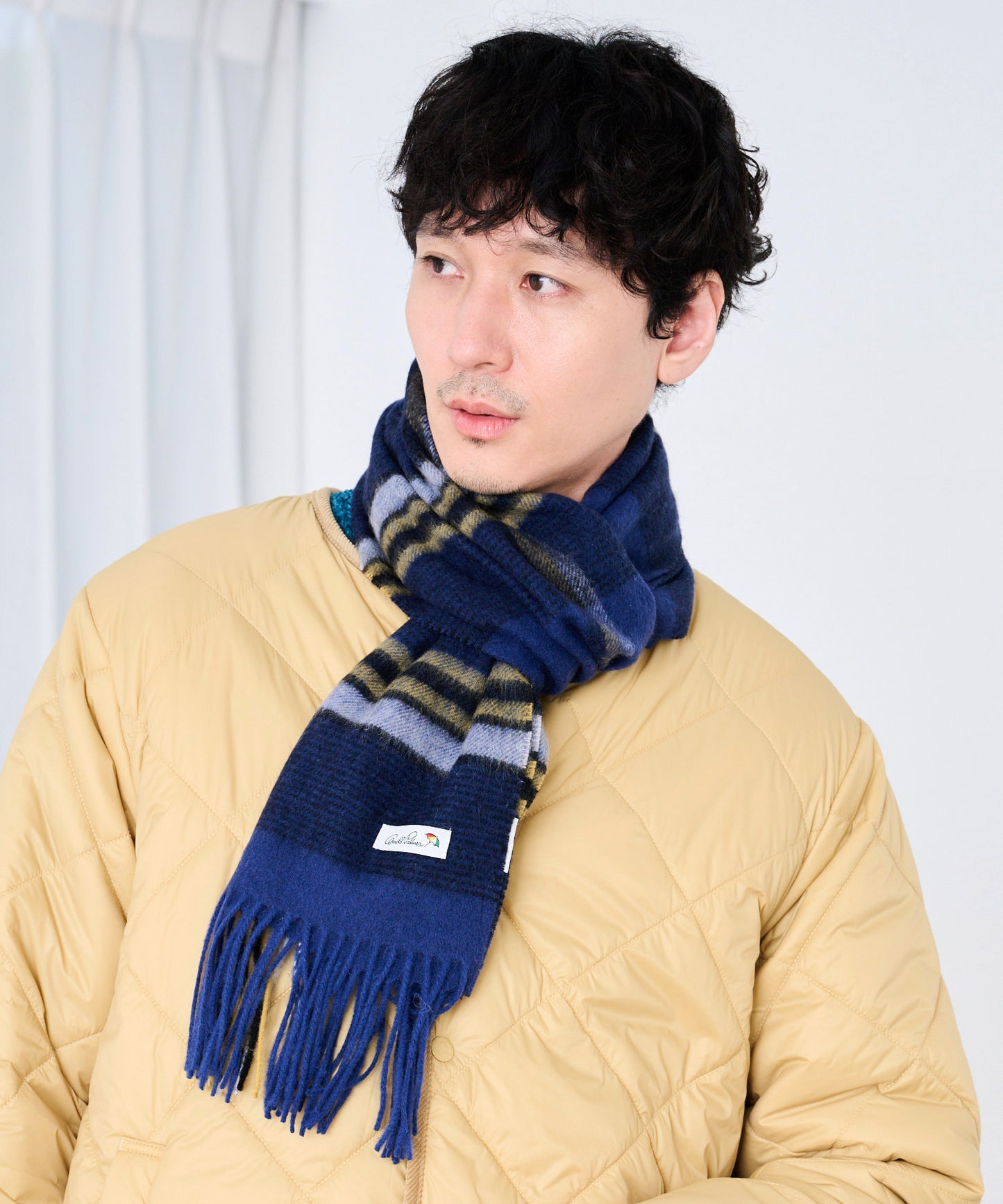 チェック レギュラーマフラー