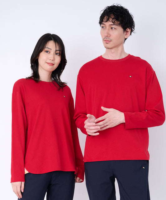 Arnold Palmer　 シェア スムースコットン ラウンドヘム ロングTシャツ