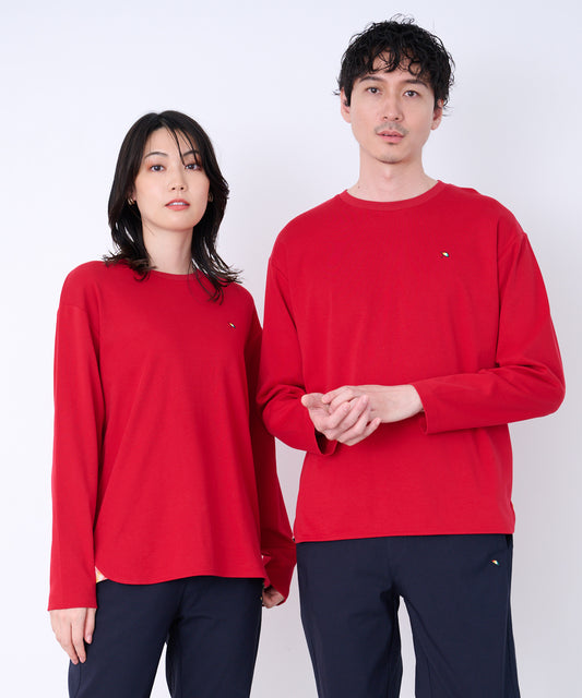 Arnold Palmer　シェア スムースコットン ラウンドヘム ロングTシャツ