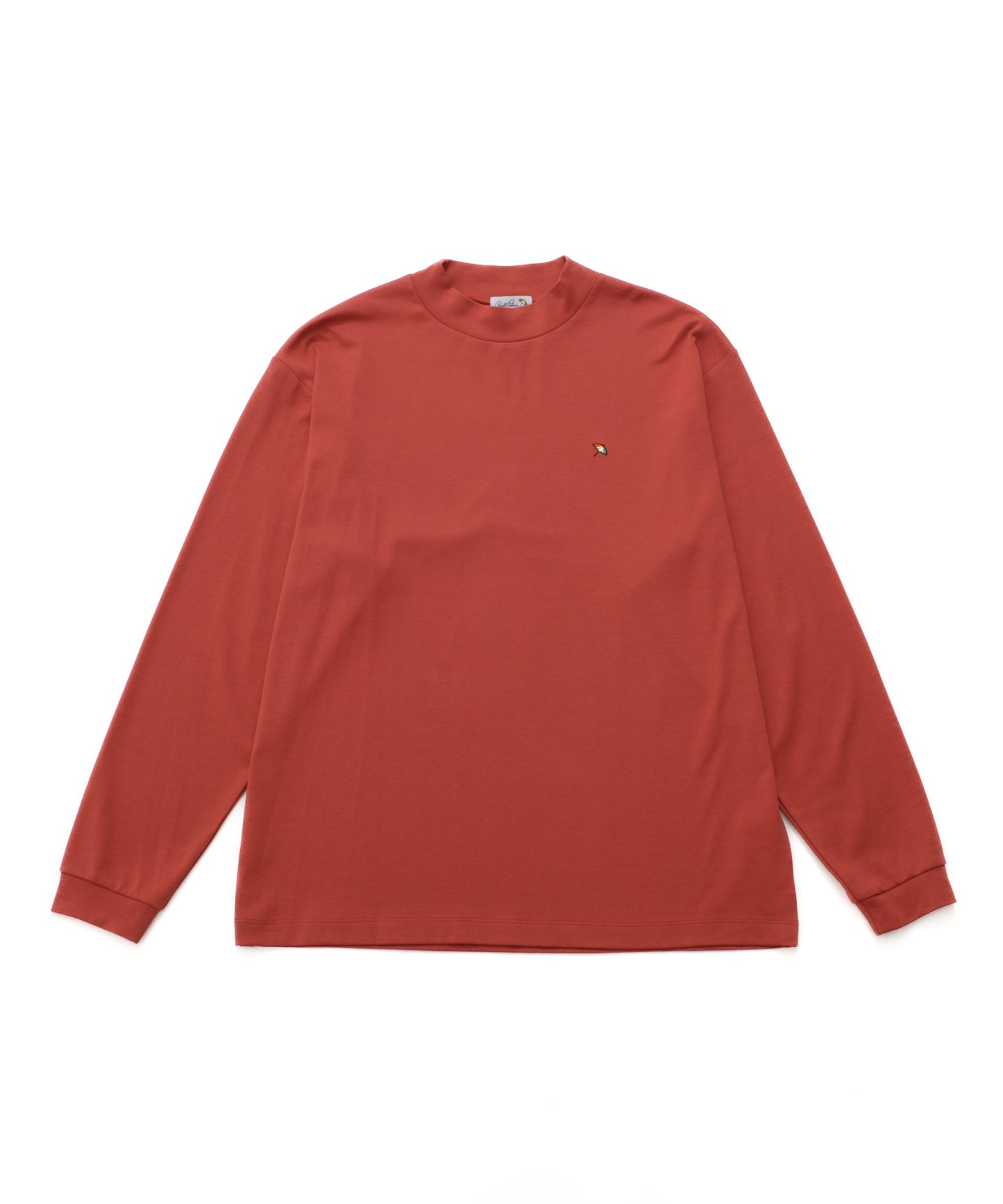 シェア スムースコットン モックネック ロングTシャツ