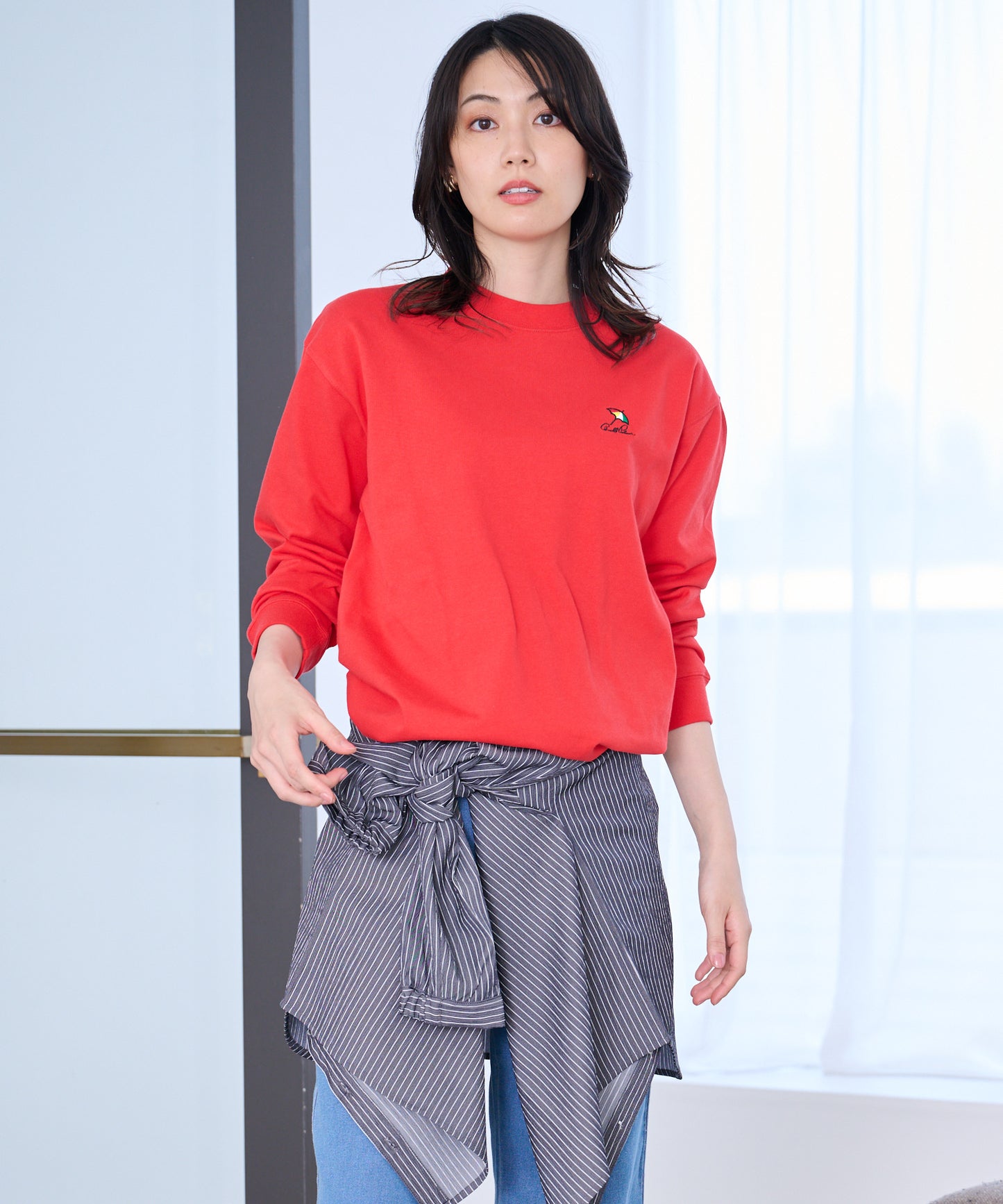 アンブレラロゴ シェア ロングTシャツ