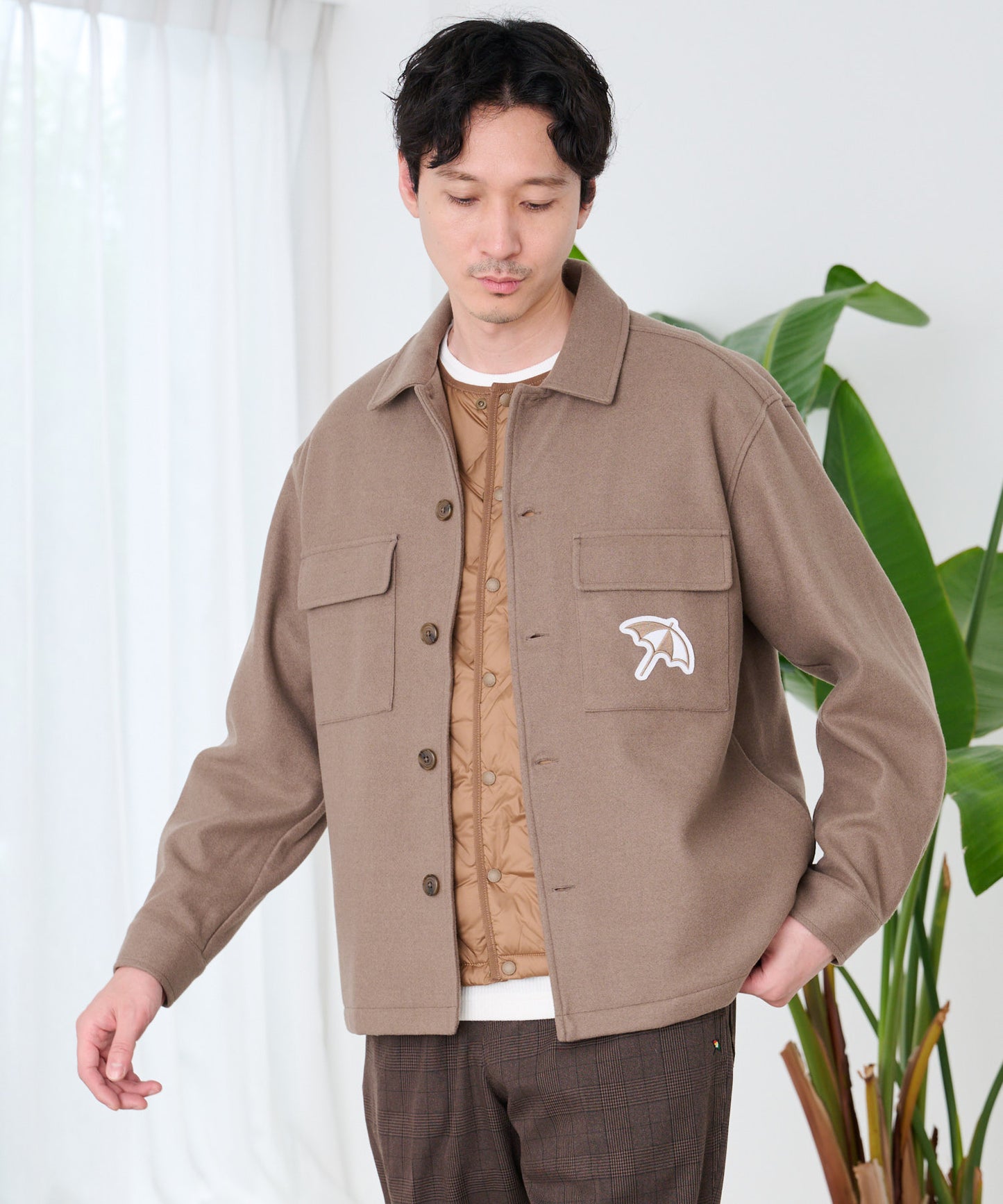 ウールライクメルトン シェア CPO シャツジャケット