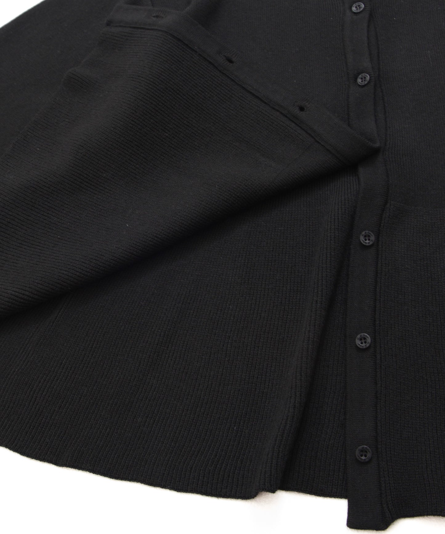 ぺプラムシルエット ニットカーデ