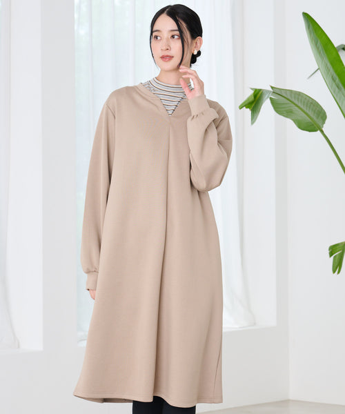 アーノルド パーマー(Arnold Palmer)ダンボールポンチ キーネック ワンピース