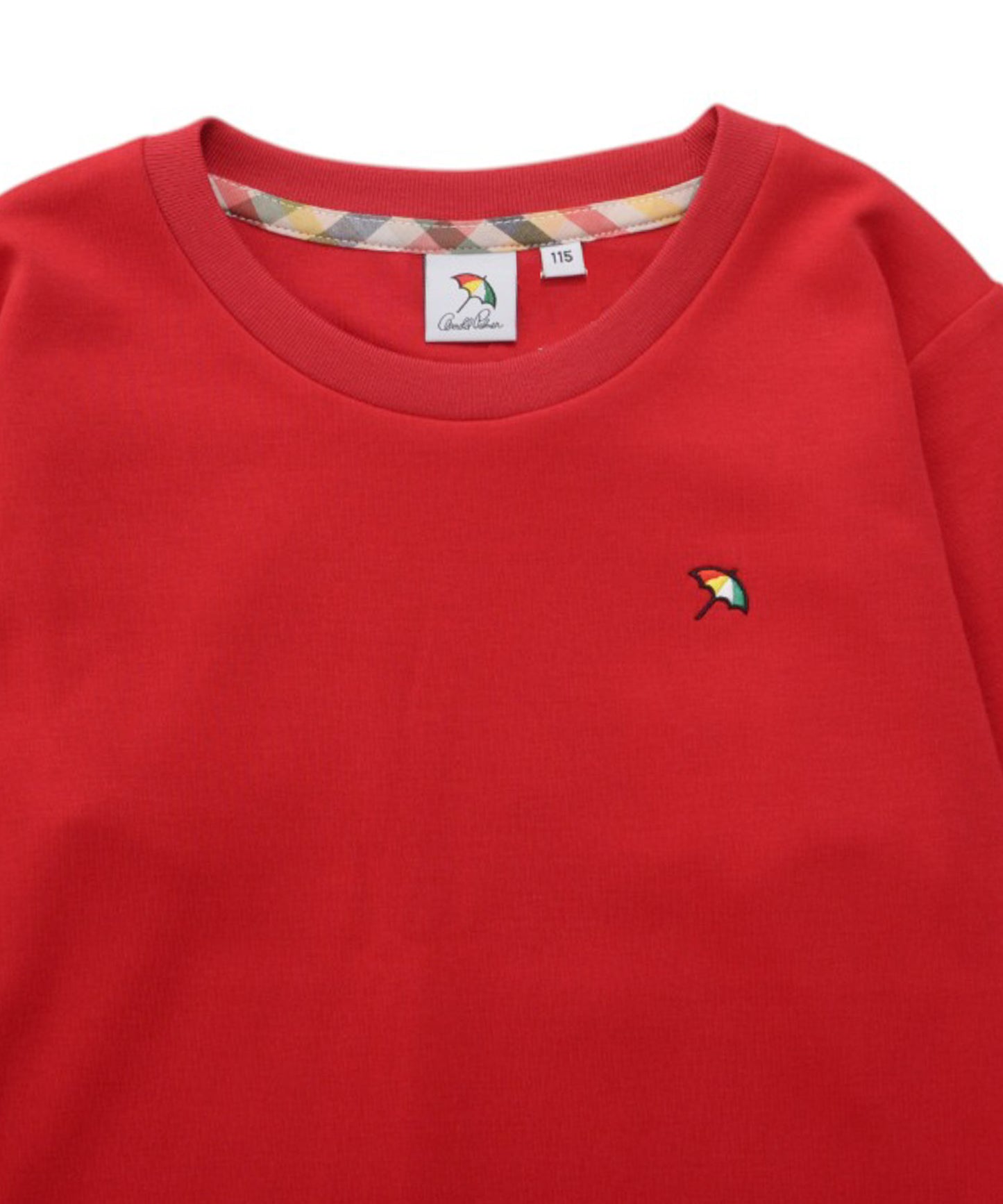 スムースコットン ラウンドヘム ロングTシャツ【キッズ】