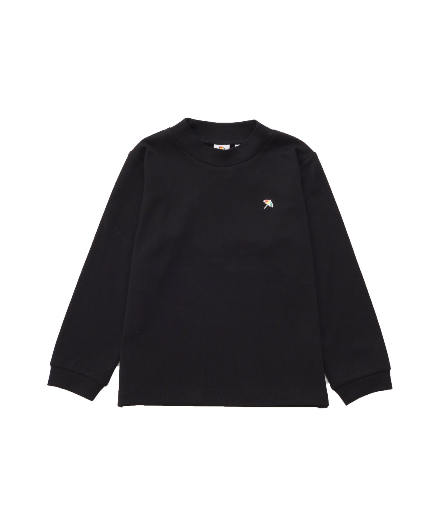 スムースコットン モックネック ロングTシャツ【キッズ】
