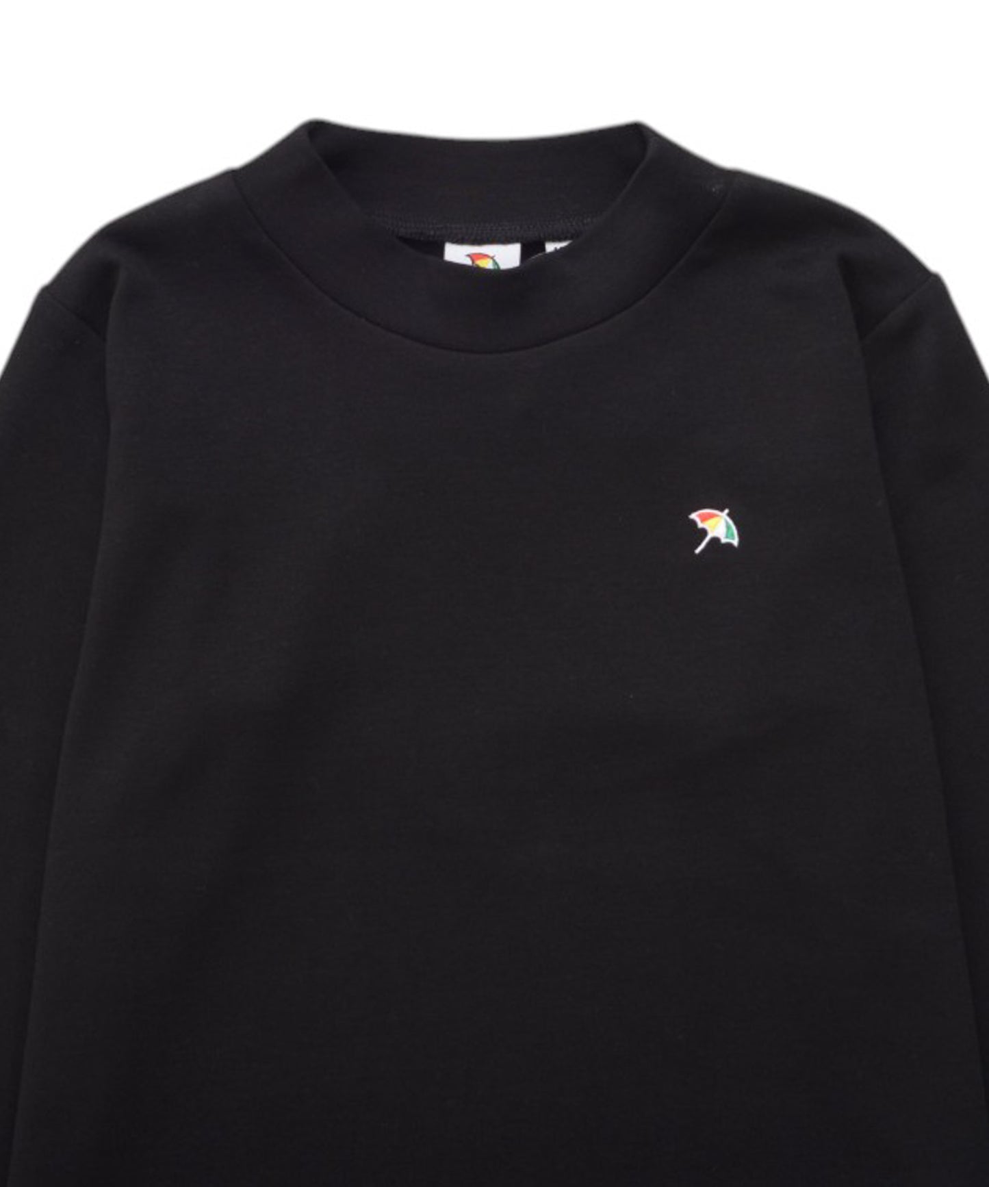 スムースコットン モックネック ロングTシャツ【キッズ】