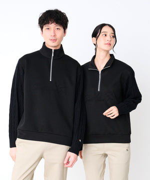 アーノルド パーマー(Arnold Palmer)スウェット×ニット シェア ドッキングハーフジップ