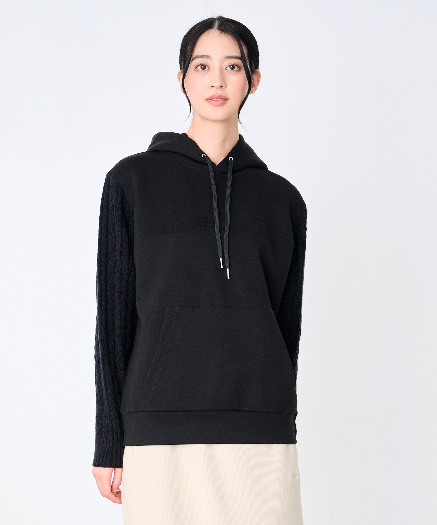 スウェット×ニット シェア ドッキングフーディ（パーカー/ユニセックス