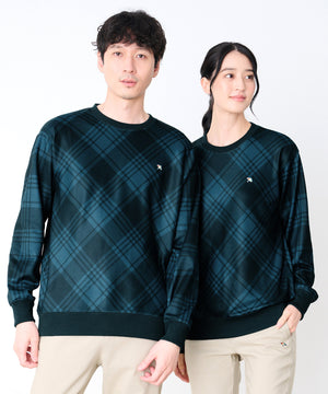 アーノルド パーマー(Arnold Palmer)ピーチシャギー シェア チェックプリント プルオーバー