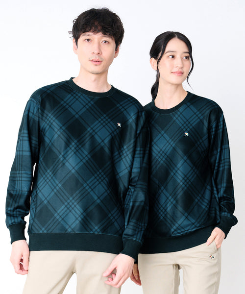 アーノルド パーマー(Arnold Palmer)ピーチシャギー シェア チェックプリント プルオーバー