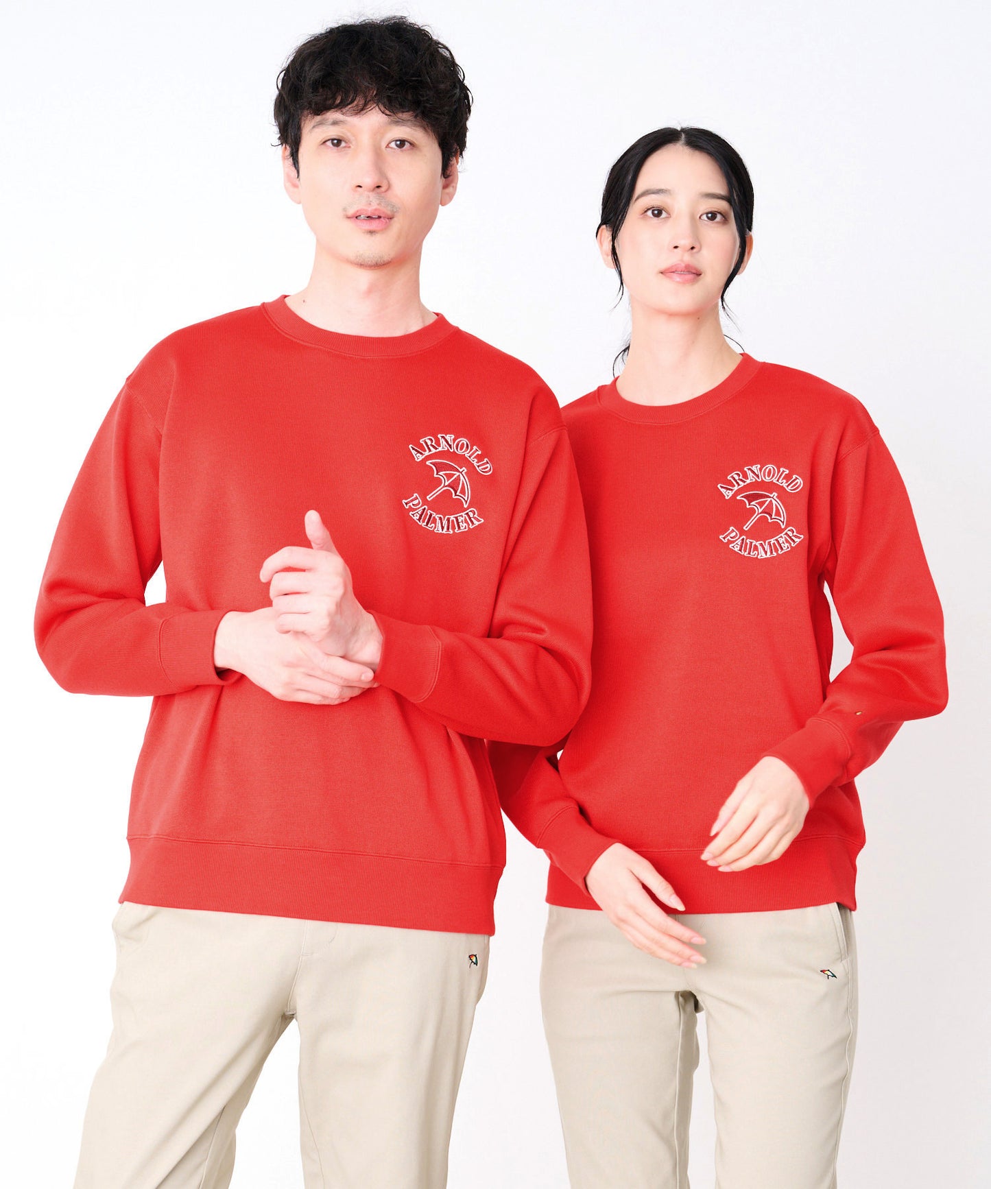 ニットフリース シェア ロゴスウェット プルオーバー