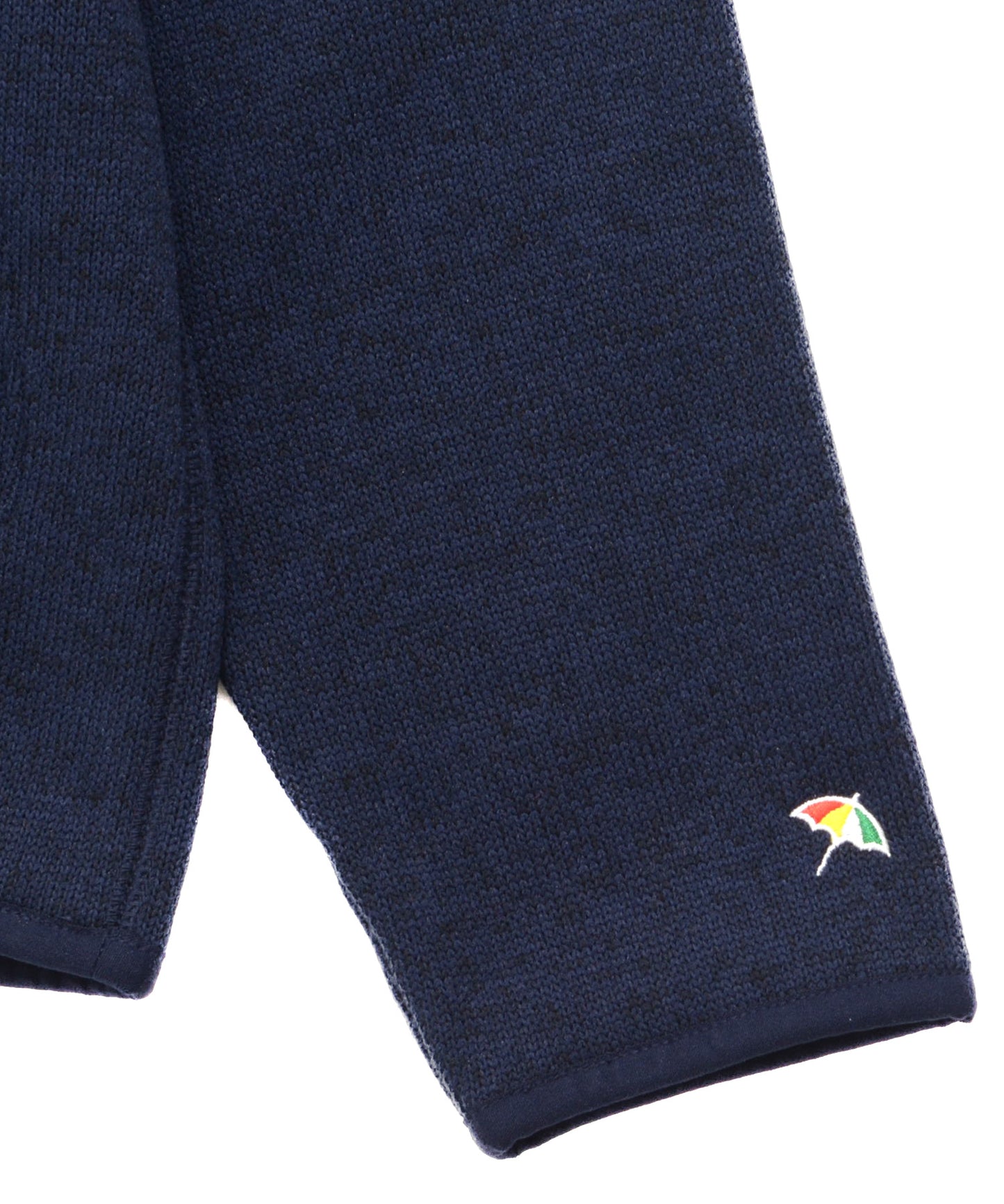 ニットフリース シェア ジップカーディガン