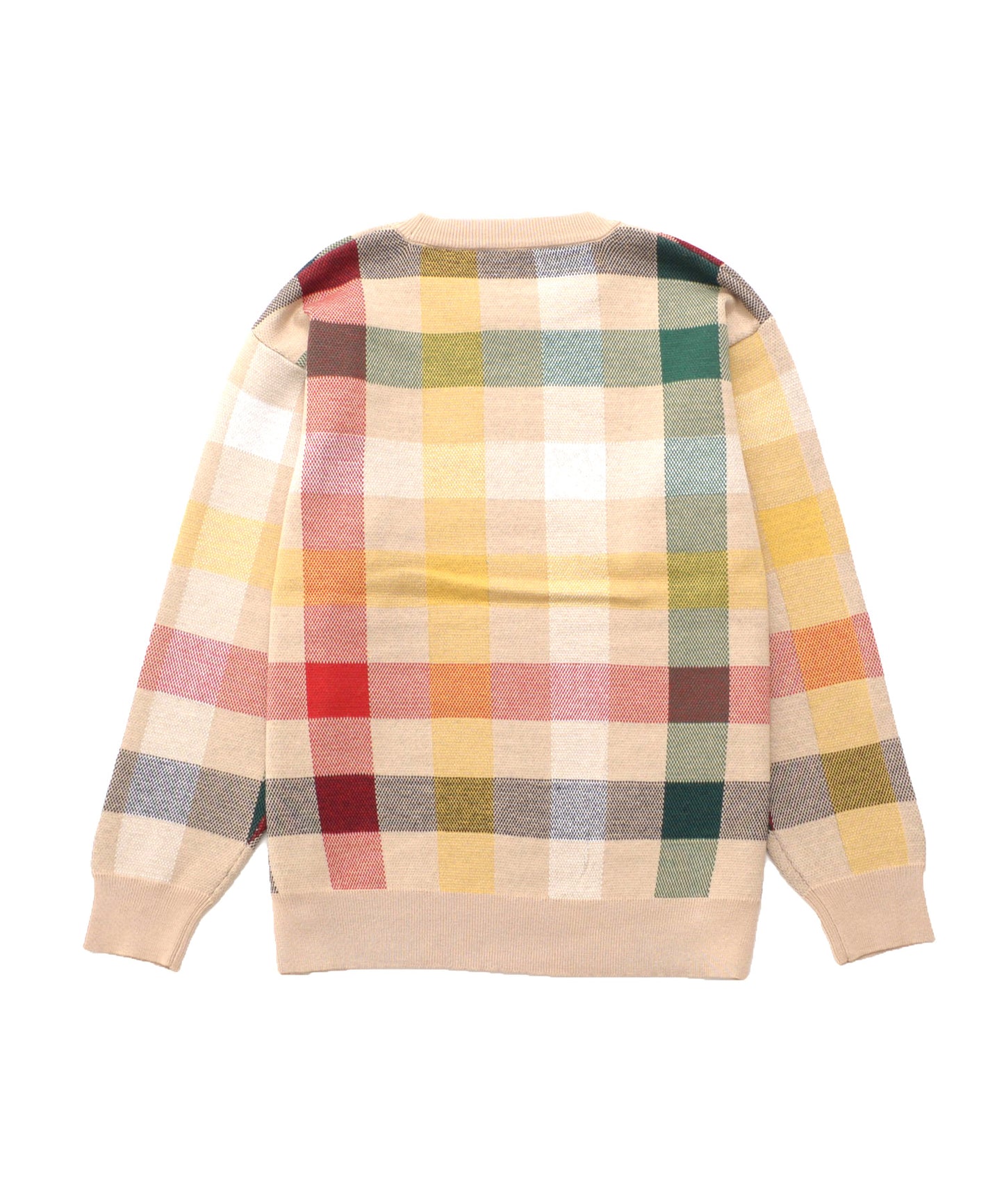 シェア パーマーチェック ジャガードニット プルオーバー