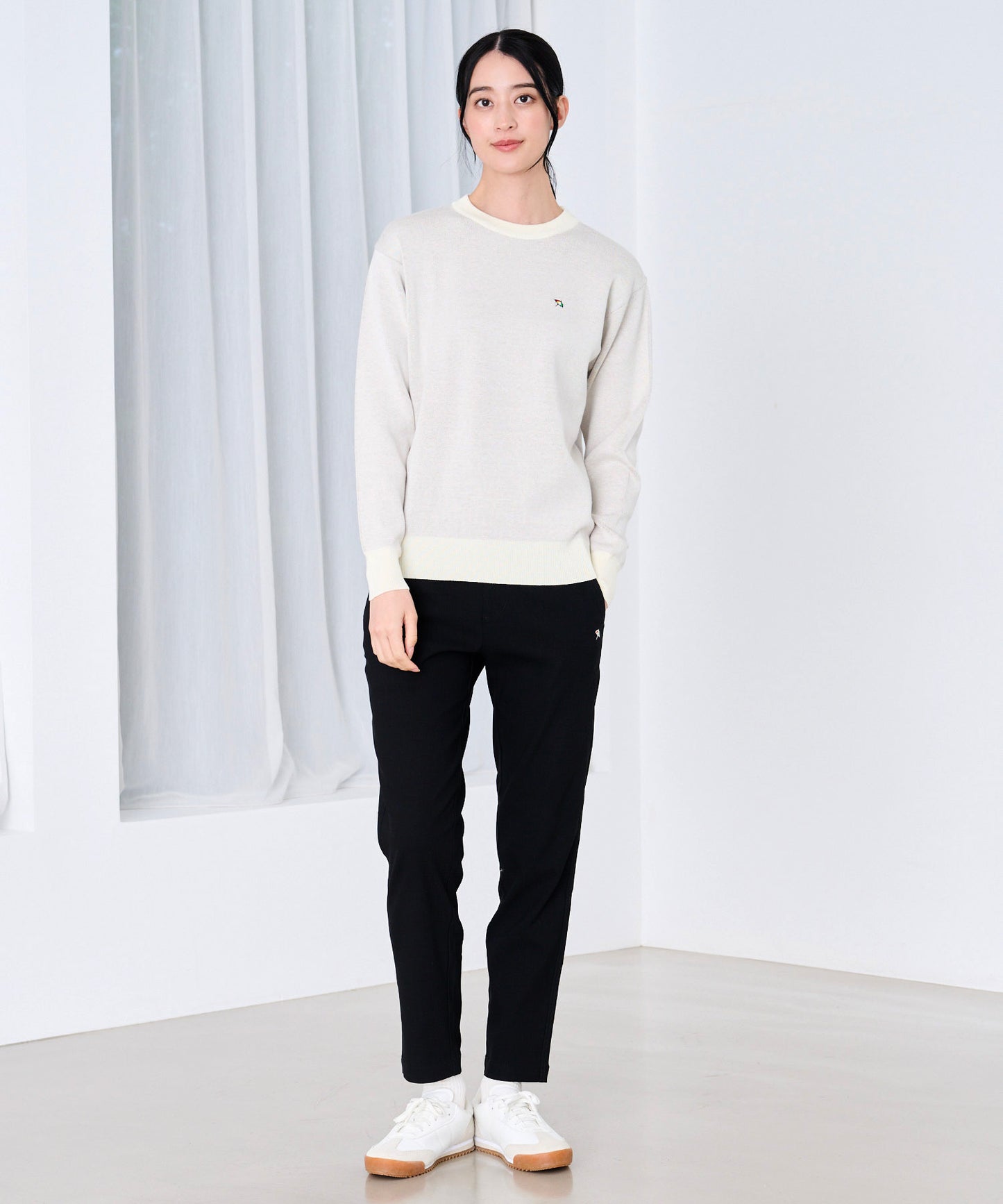 シェア ジャガードロゴニット プルオーバー