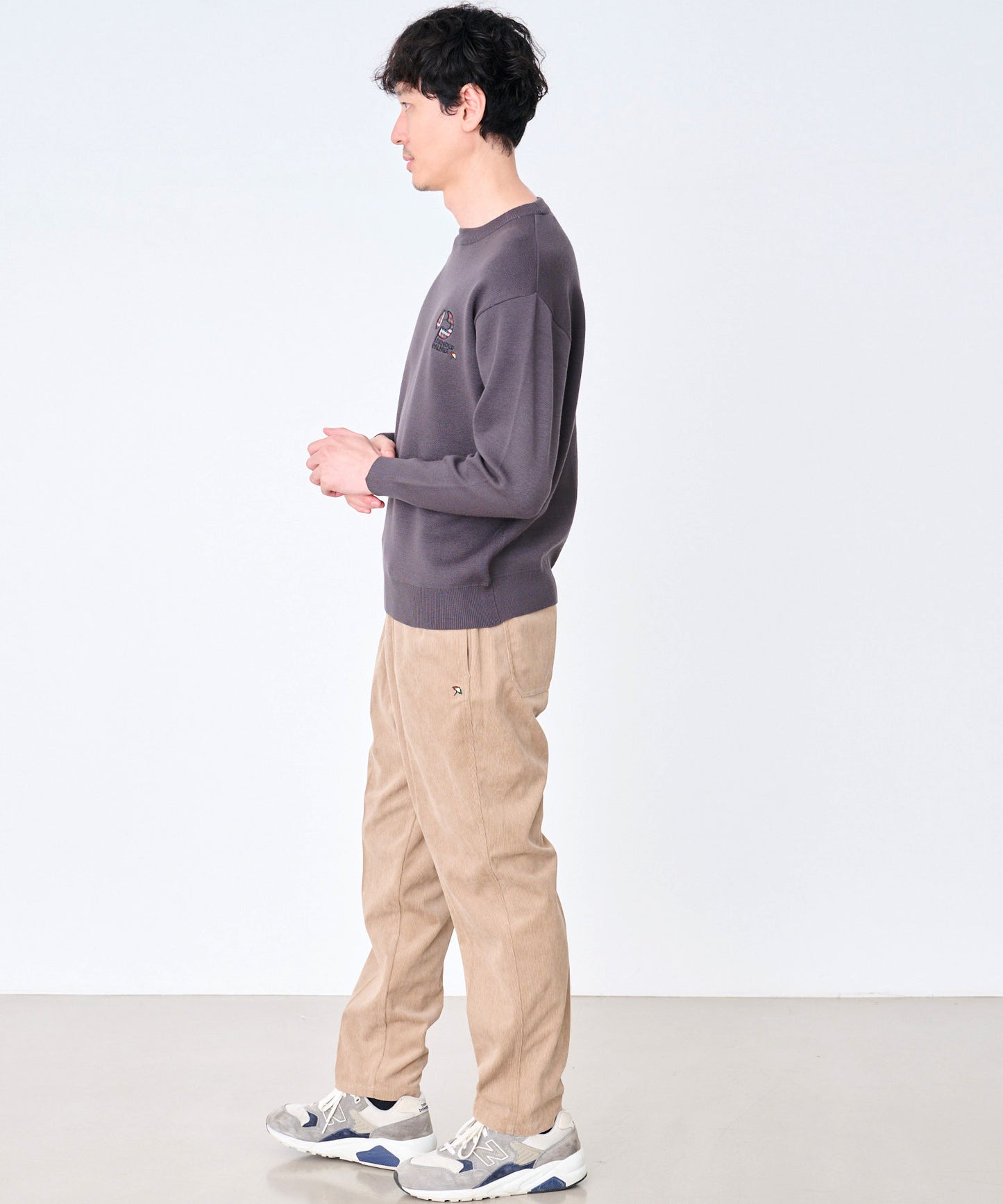 シェア ジャガードロゴニット プルオーバー