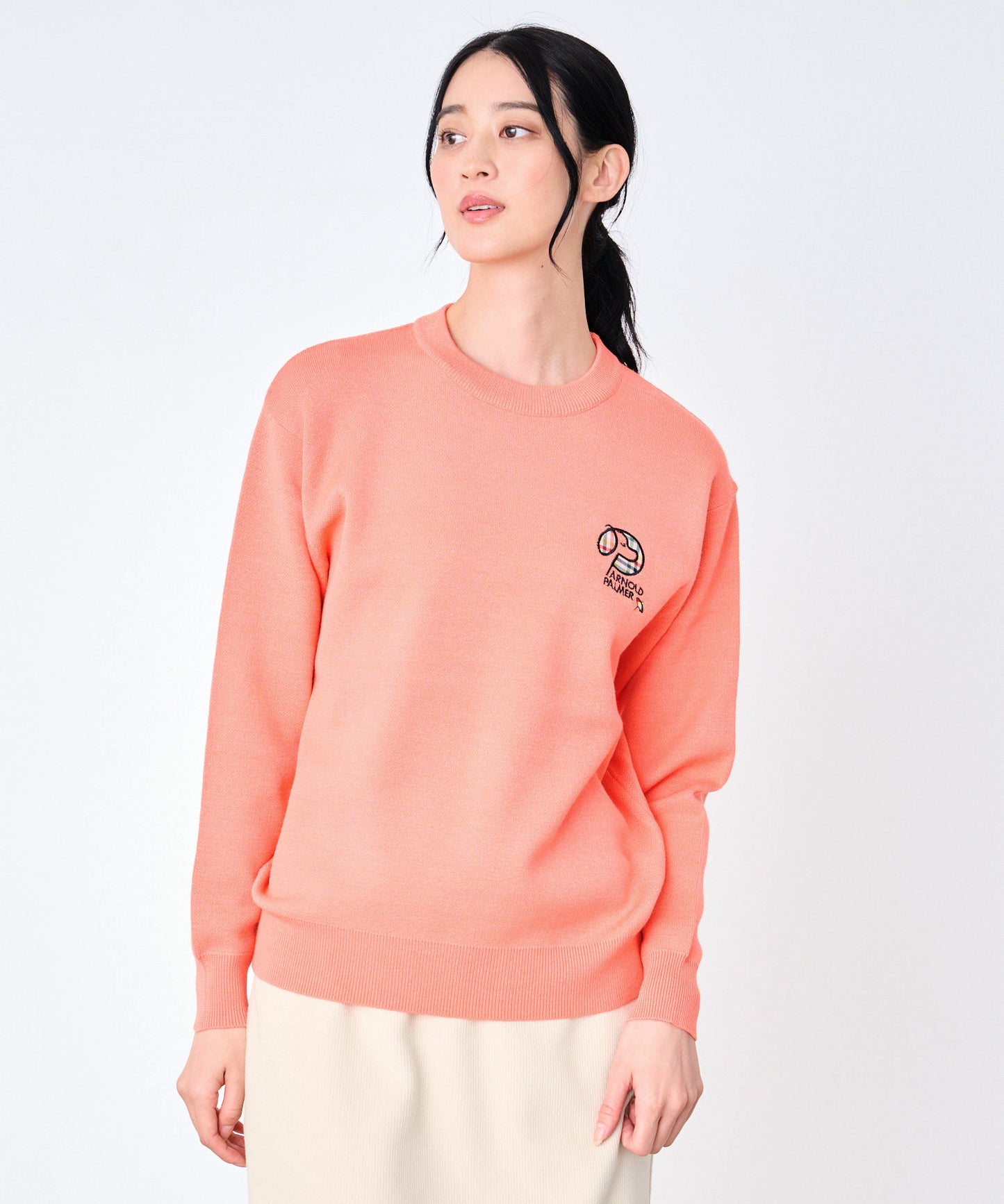 シェア ジャガードロゴニット プルオーバー