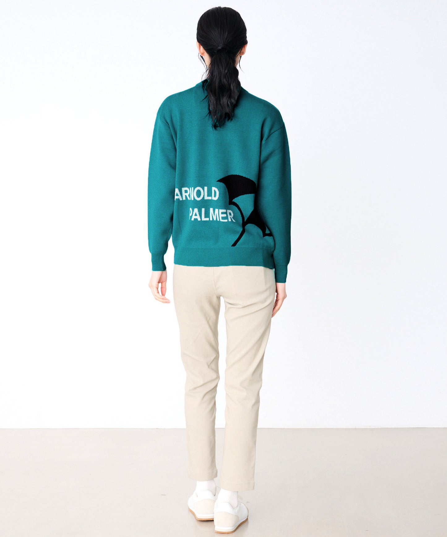 シェア ジャガードロゴニット プルオーバー