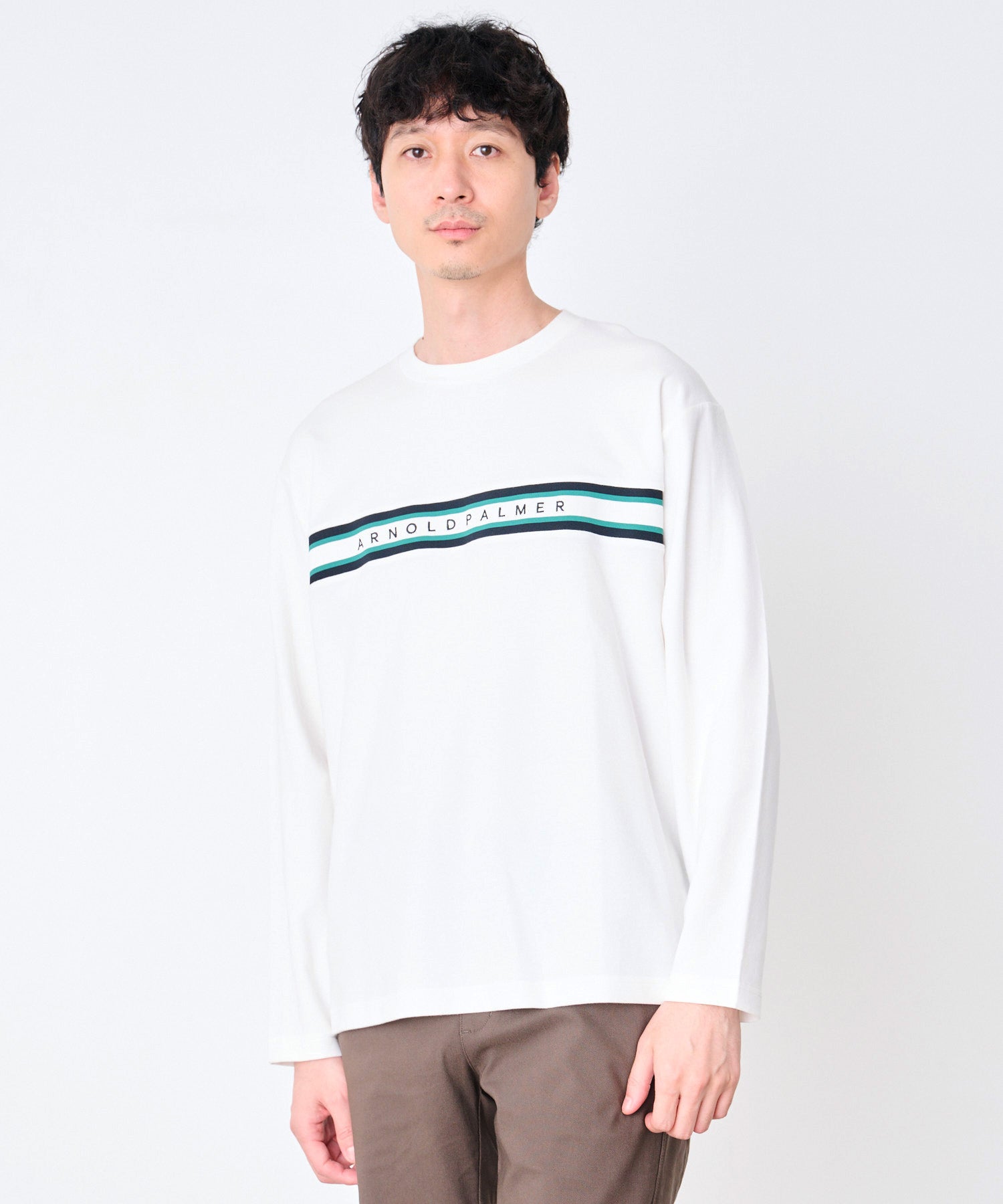 シェア パネルリブライン ロングスリーブTシャツ（Tシャツ/カットソー